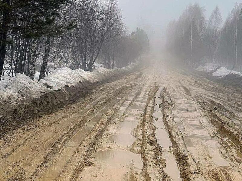 Жители поселка под Новосибирском уже 15 лет сами ремонтируют дорогу