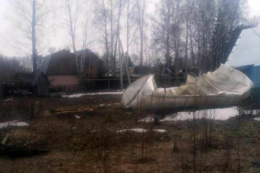 «Даже арматура всмятку»: разрушенные теплицы обнаружили дачники Новосибирска