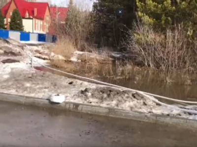 Более 80 дорог затопило талыми водами в Новосибирской области