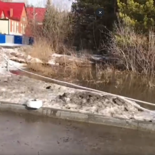 Более 80 дорог затопило талыми водами в Новосибирской области