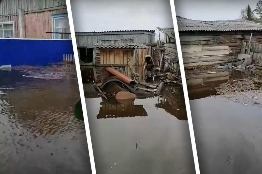 В селе под Новосибирском опровергли видео с утонувшими домами