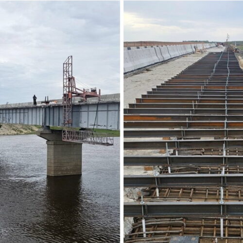 Первый этап ремонта моста через Омь завершен в Новосибирской области