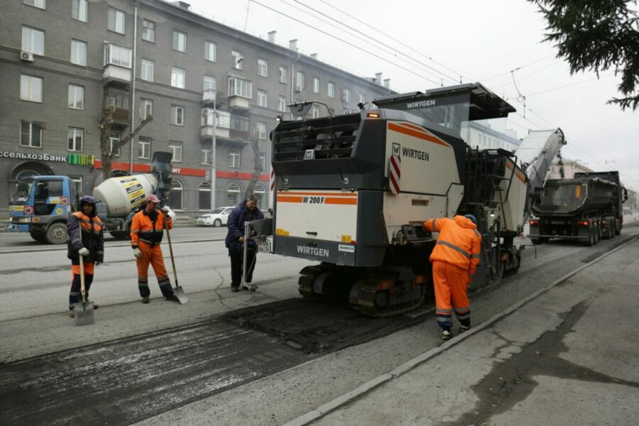 Более 60 километров дорог Новосибирска будут отремонтированы в этом году