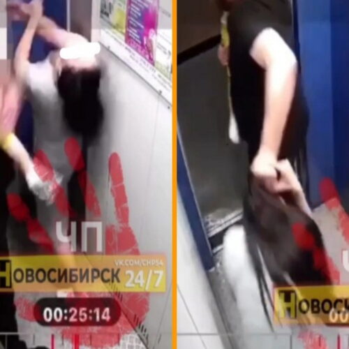 Мужчина с ребенком на руках избил в лифте девушку в Новосибирске