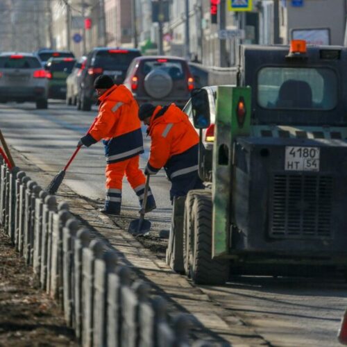 Штат дорожных рабочих будет увеличен в Новосибирске