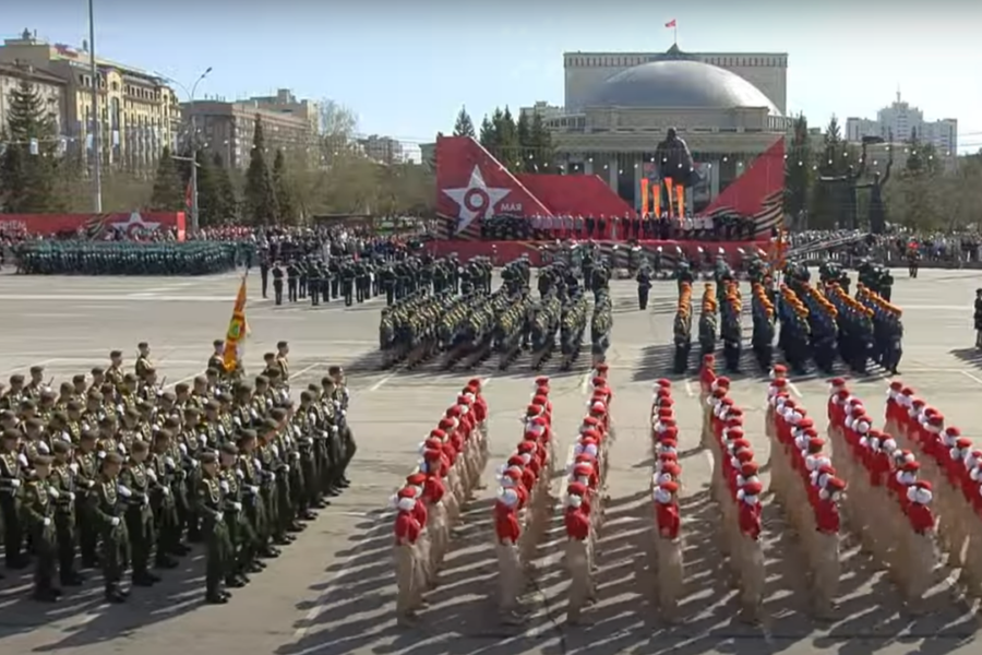 Парад в честь 79-ой годовщины Победы прошел в Новосибирске