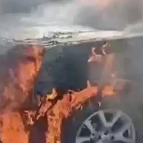 Стали известны повреждения Nissan X-Trail после возгорания в Новосибирске