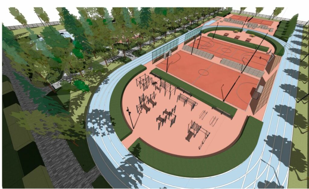 В Омске могут построить школу с теннисным кортом в микрорайоне Кварталы Драверта