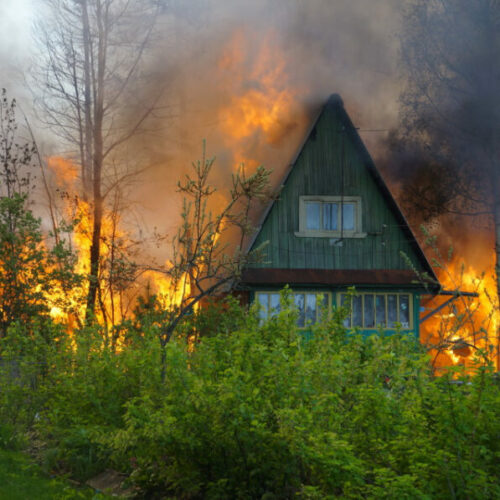 С начала года 141 раз горели дачи в Новосибирской области
