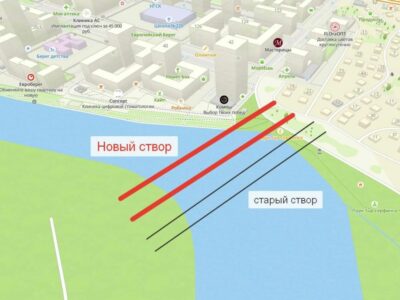 К «Европейскому берегу» предложили передвинуть мост до острова Высокий в Новосибирске