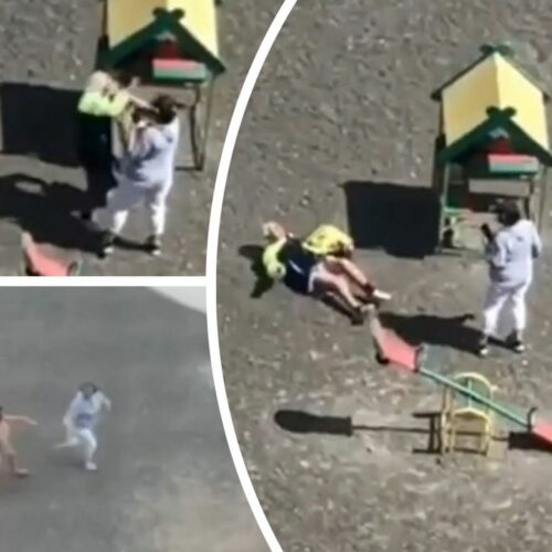 Сибирячка напала на 83-летнюю пенсионерку на детской площадке