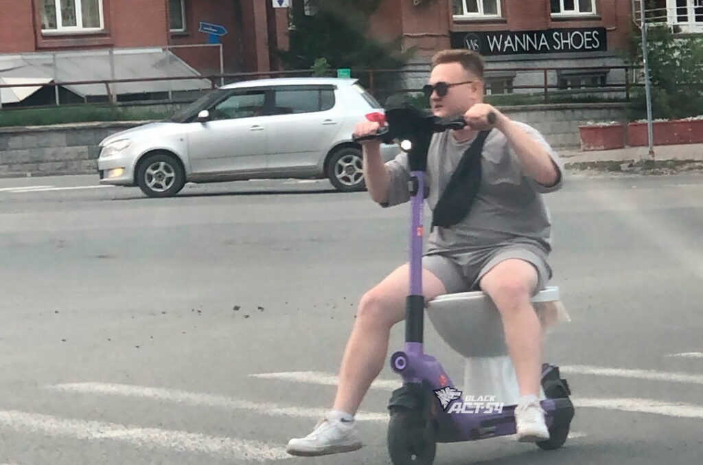 «Унитазным» гонщикам может грозить штраф в 5000 рублей в Новосибирске