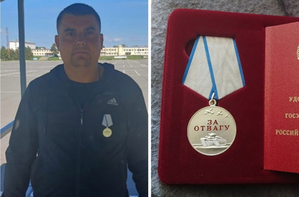 Медалью «За отвагу» награжден казак из Новосибирской области