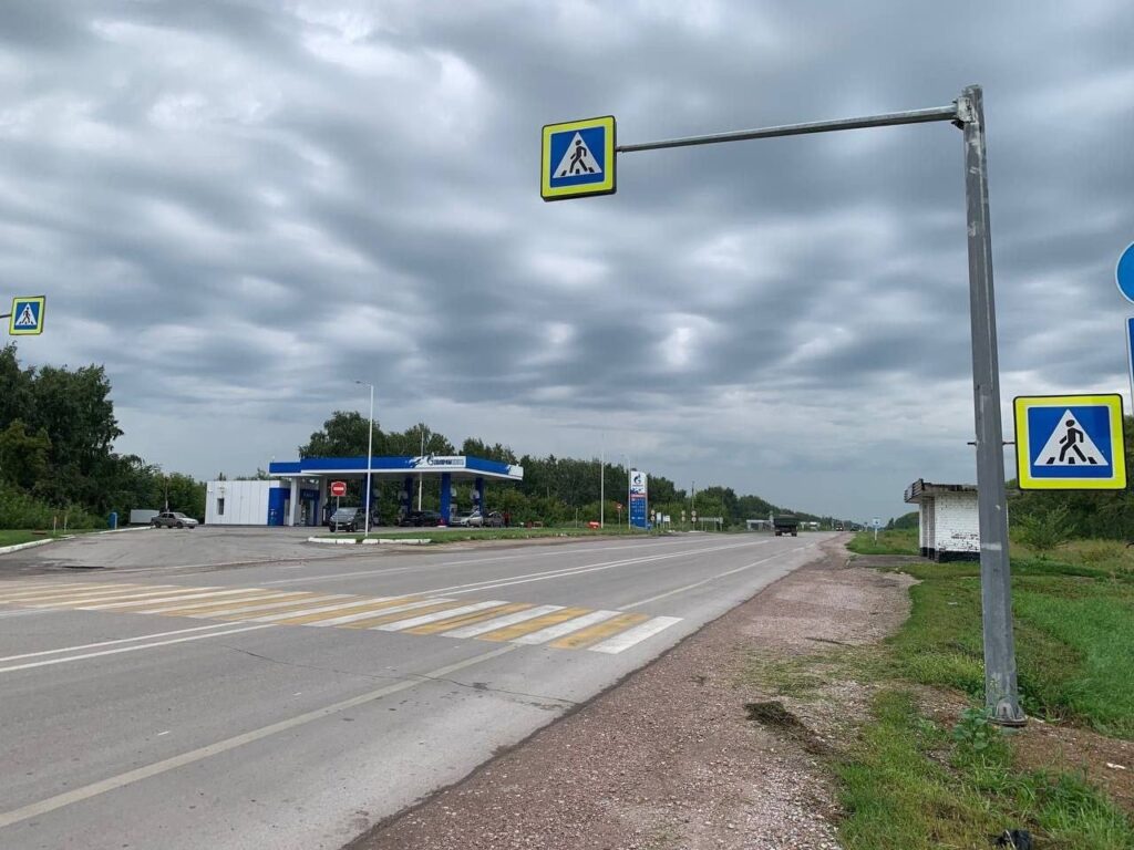 Прокуратура добилась установки фонарей на трассе под Новосибирском