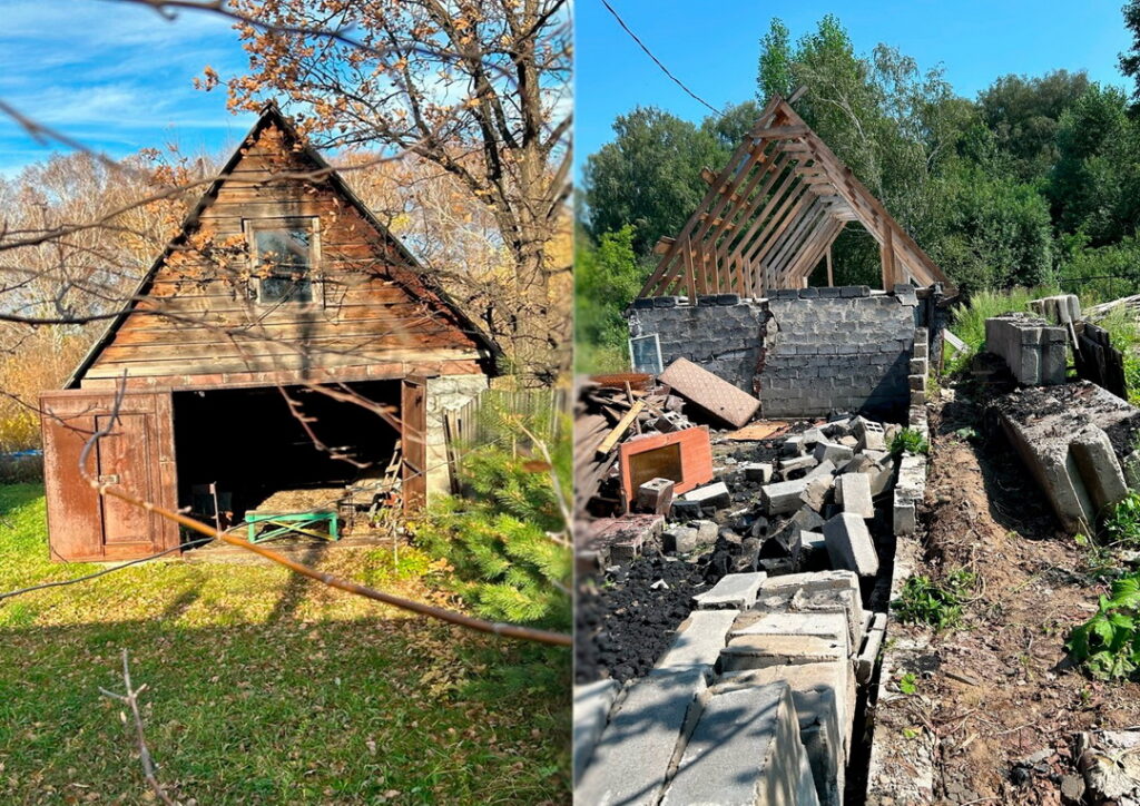 Приставы мотивировали новосибирца штрафами к сносу гаража
