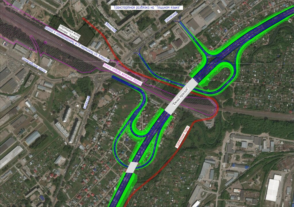 Из развязки на Тещином языке в Новосибирск могут убрать съезды