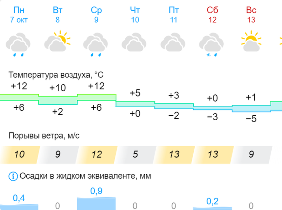 Холод и снег: до -5 опустится температура воздуха на неделе в Новосибирске