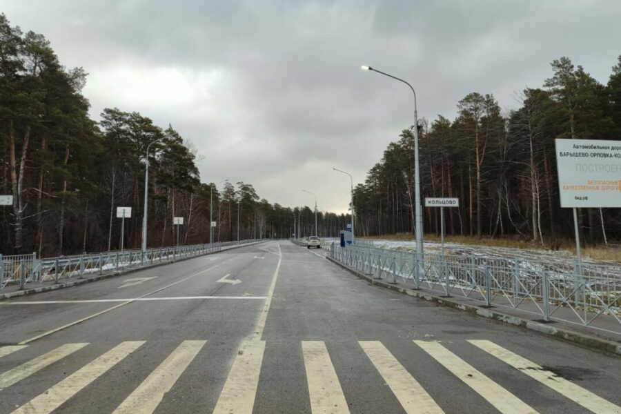 Движение по эстакаде на обходе Кольцово открыто для автомобилей