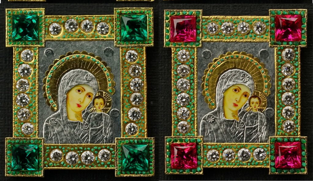 Микро-иконы размером с полспички изготовил новосибирский Левша