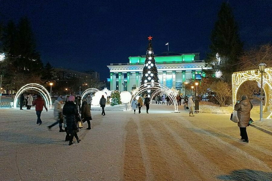 В Новосибирске главная новогодняя ёлка сменит локацию