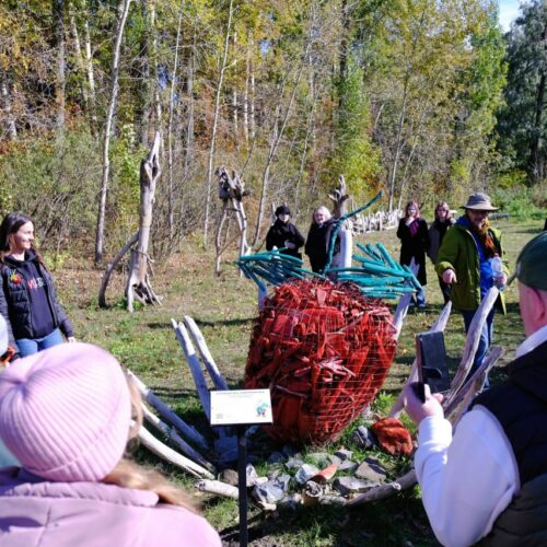 Экскурсию по арт-тропе в парке «У моря Обского» проведет аудиогид