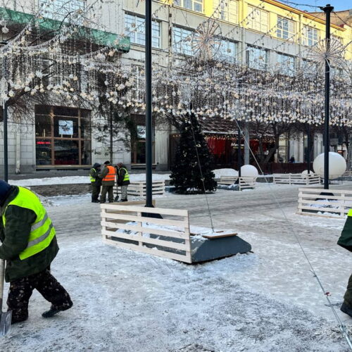 В Новосибирске уборка улиц будет бесперебойной в новогодние праздники