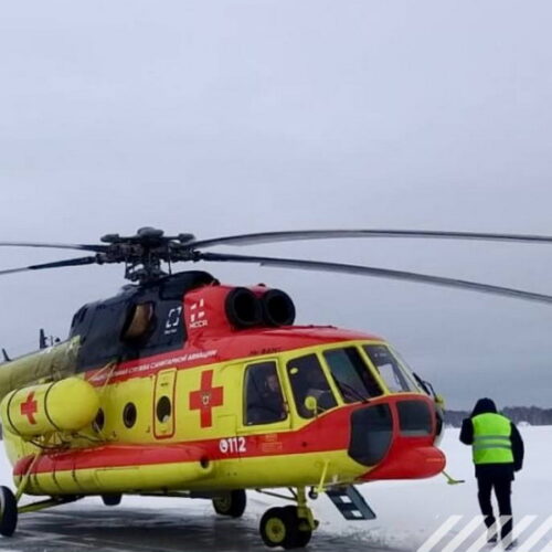 Пострадавших в ДТП эвакуировали на вертолете в Новосибирской области