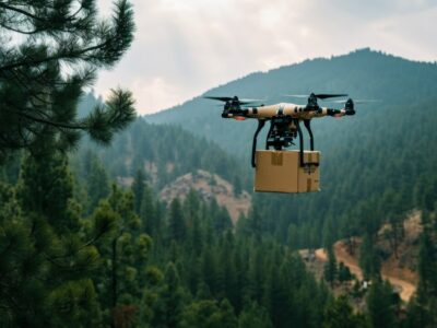 Служба доставки с 62 филиалами в Новосибирске заменит курьеров дронами