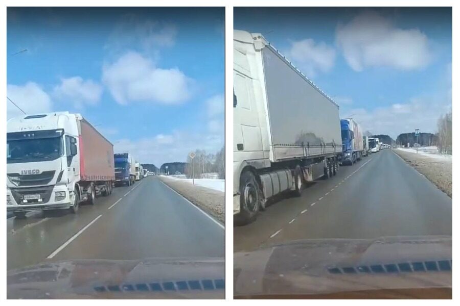 Но трассах под Новосибирском огромные пробки