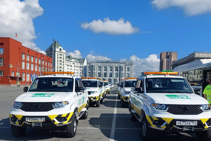 Парад спецтехники площадь Ленина