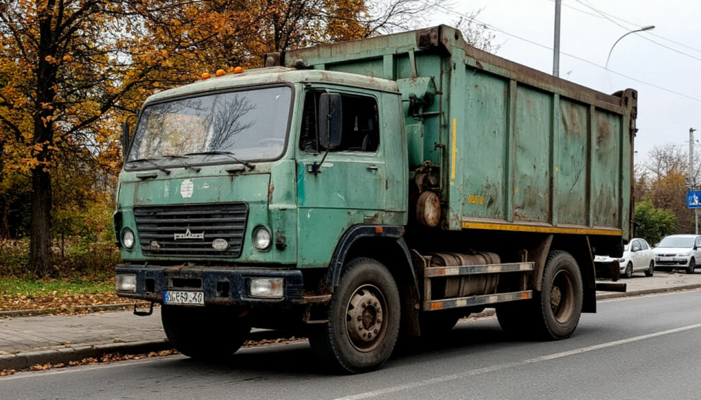 В Новосибирске мусоровоз сбил женщину