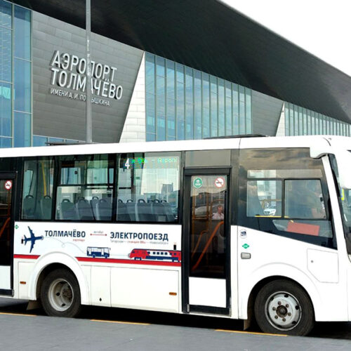 Новый автобусный маршрут свяжет станцию Обь и аэропорт Толмачево в Новосибирске