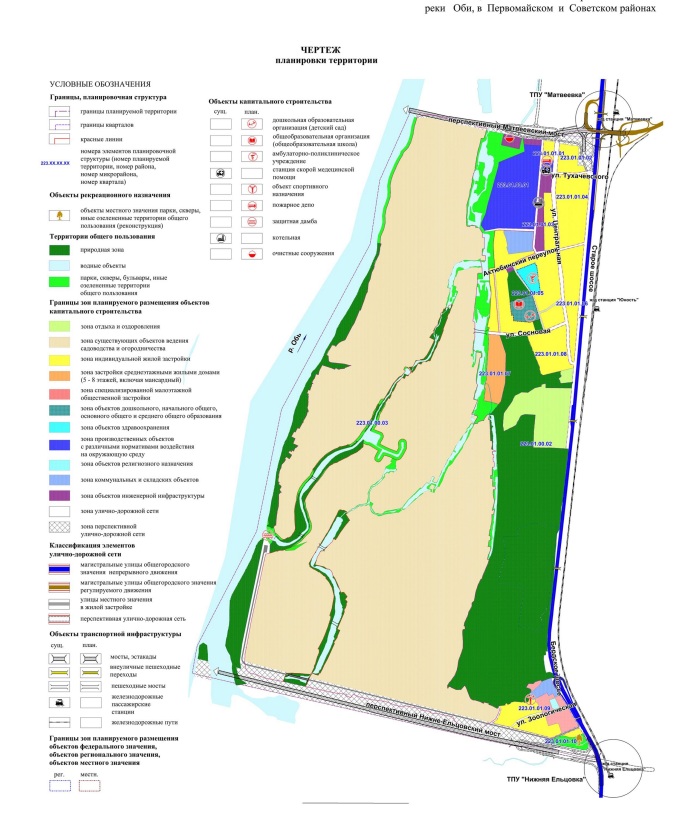перспективный Нижне-Ельцовский мост