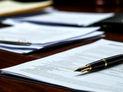 документы на столе