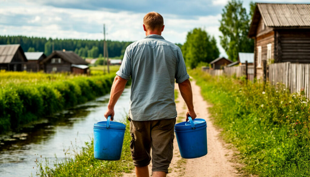 В деревне под Новосибирском много лет нет воды