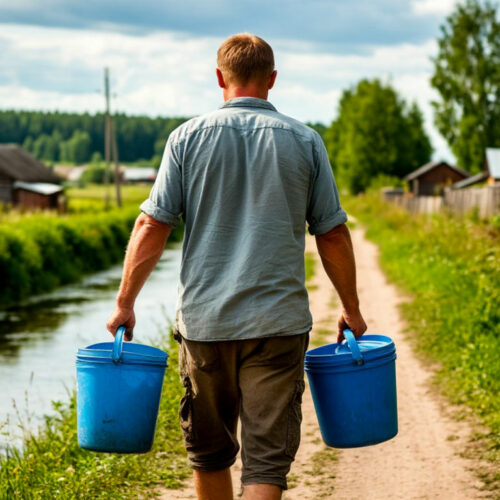 В деревне под Новосибирском много лет нет воды