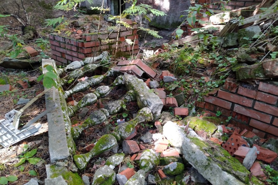 Фрагменты балюстрады