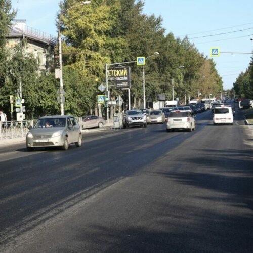 Масштабный дорожный ремонт в Новосибирске близится к завершению