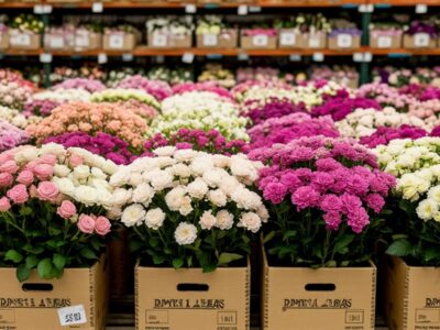 В Новосибирскую область ввезли более 400 тонн цветов