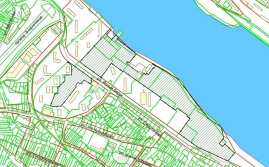 В планах строительство и благоустройство набережной вдоль поймы реки Оби общей протяженностью более километра