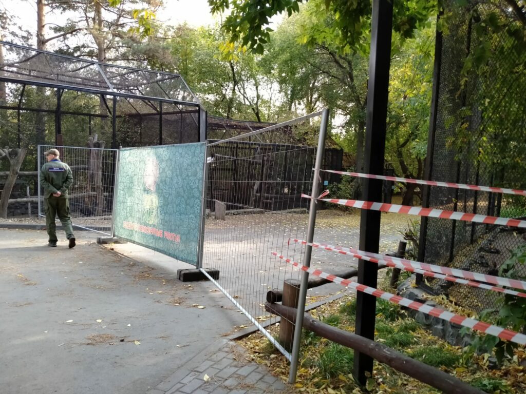 В Новосибирском зоопарке проводку ремонтировали полторы недели назад