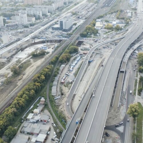 В Новосибирске откроют еще два съезда на развязке четвертого моста