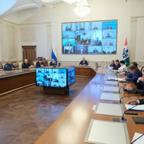 Новая школа в Татарске: губернатор поручил ускорить темпы строительства