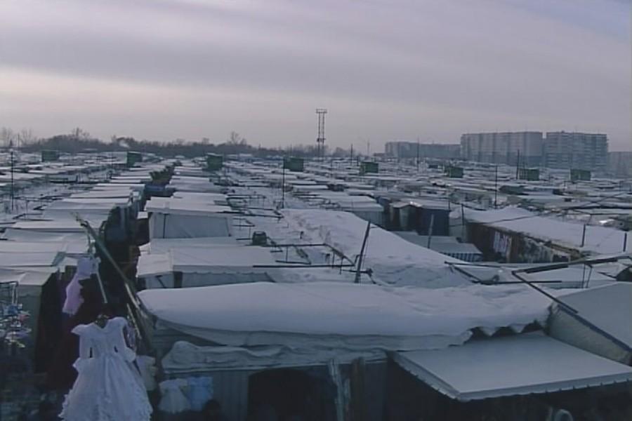 Гусинобродский вещевой рынок в 2005 году