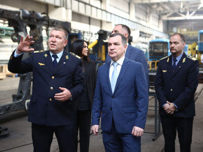 Новосибирский метрополитен получил первый из пяти современных поездов «Ермак»