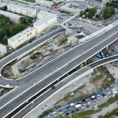 Новая схема движения вводится на новосибирском «кольце ада» с 11 сентября