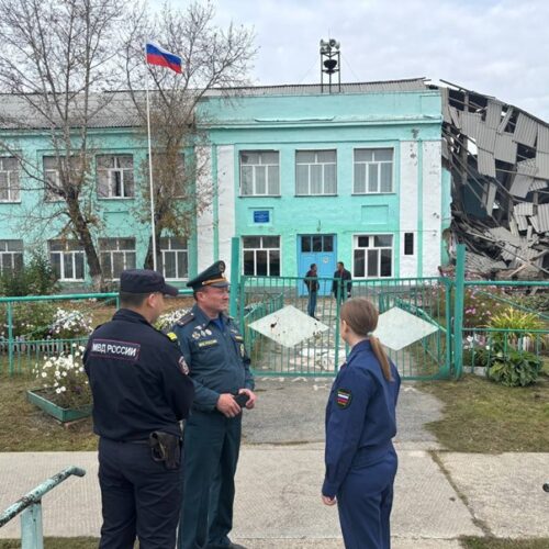 После обрушения школы в Татарске возбуждено уголовное дело