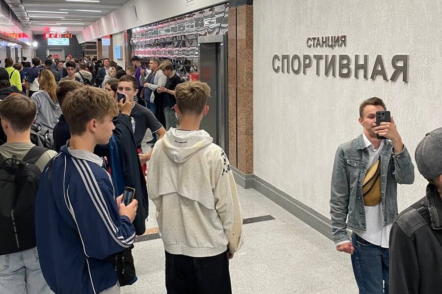 За три дня станцией «Спортивная» в Новосибирске воспользовались 36 тысяч пассажиров