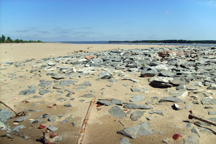 На дне Обского моря