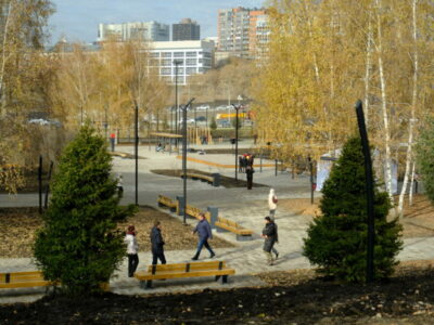 В Новосибирске открыли парк имени Юрия Фёдоровича Бугакова